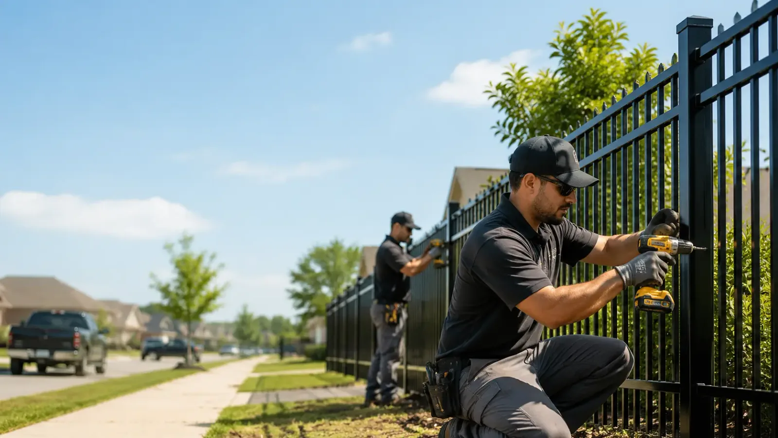Metal Fence Installation in Auburn, MA